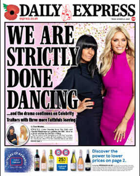 Daily Express front page