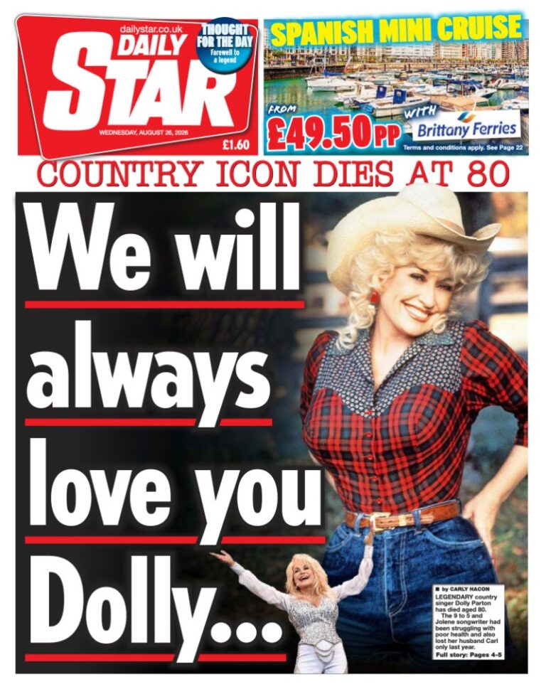 Daily Star front page