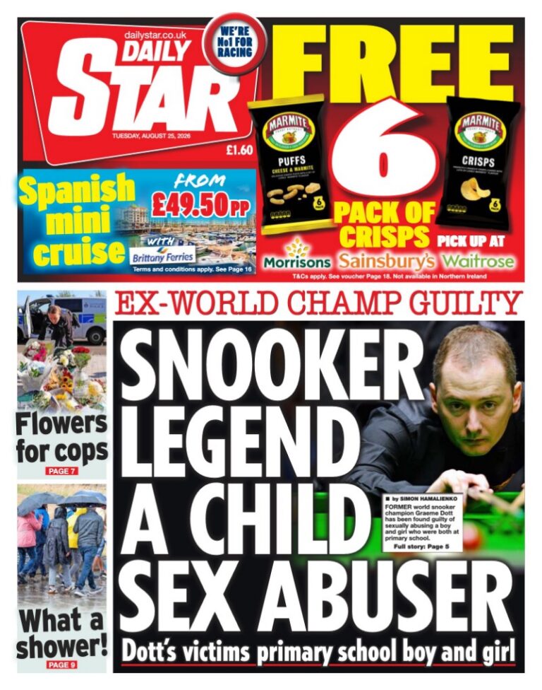 Daily Star front page