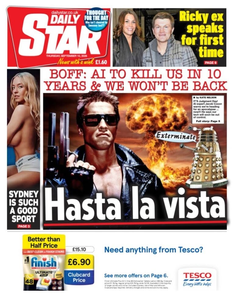 Daily Star front page