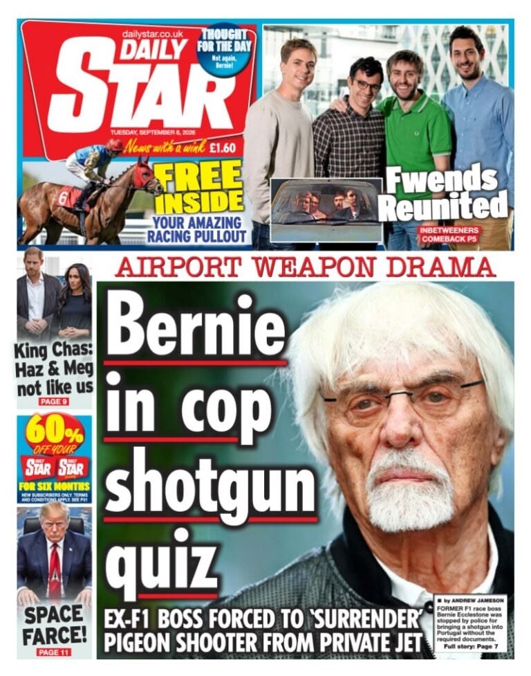 Daily Star front page